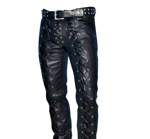 Pantalon homme 100 cuir - pantalon, %