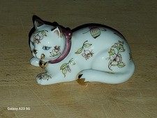Chat En Porcelaine Fine 1986