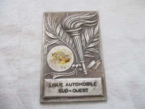 Ancienne medaille plaque ligue - ancienne,