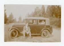 PHOTO SNAPSHOT, sitting walking & in an old car automobile »