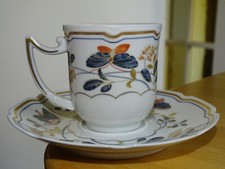 LIMOGES RAYNAUD PORCELAIN COFFEE MUG NIGHT FLIGHT COLLECTION