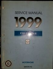 Manuel d'entretien atelier camping-car Chevrolet GMC P 12 1999 