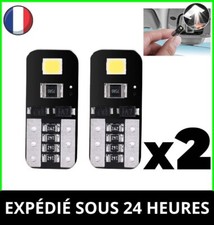 2 X Ampoule LED T10 W5W 2835 2SMD 12V 6000K Blanc Veilleuse Auto