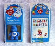Bisounours Care Bears Poseable Figure Kenner 1983 Grumpy Bear