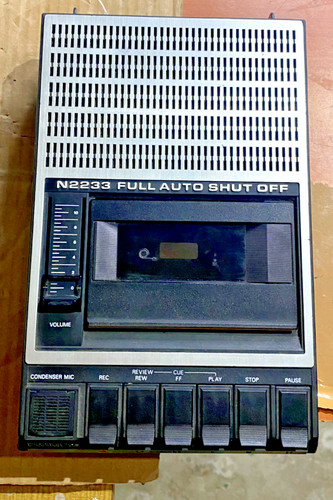 Vintage magnétophone lecteur - magnétophone,