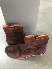 John Varvatos Morrison Sharpei Burgundy Leather Boots 10.5