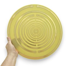 Disque Lakhovsky  40 cm  Recto Verso, MWO, Émetteur Ondes Scalaires plaqué Or