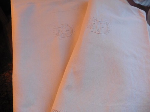 Anciens draps pension lin - draps,