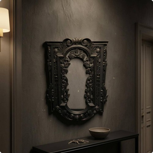 Cadre mural baroque relief - mural,