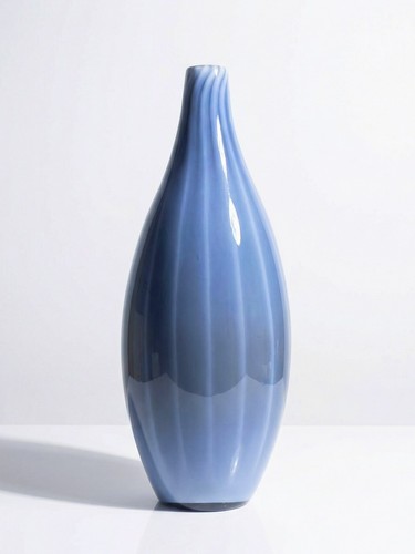 Grand vase poire vintage verre