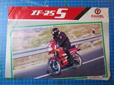 Old FAMEL XF 25 S brochure motorcycle Zundapp motor 50 cc moped Portugal 1992