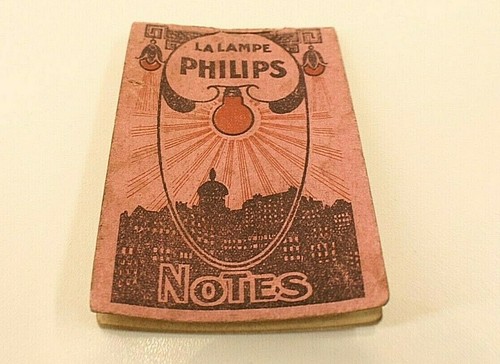 Calendrier 1929 notes - 1929, lampe