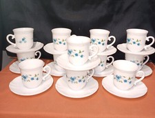 lot de 12 tasses et sous