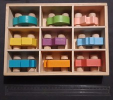 Jouet en bois - Lot de 9