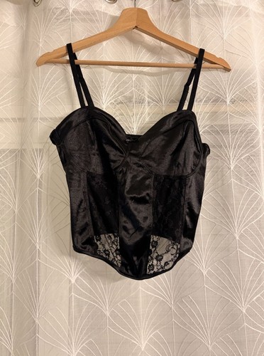 Top corset divided satin - satin, &