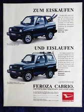 Daihatsu Feroza, Original Advertising from 1991