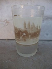 Superbe rare verre 1920 CAEN