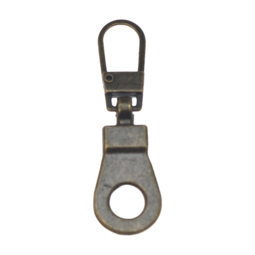 Zipper 4cm bronze métal - zipper,