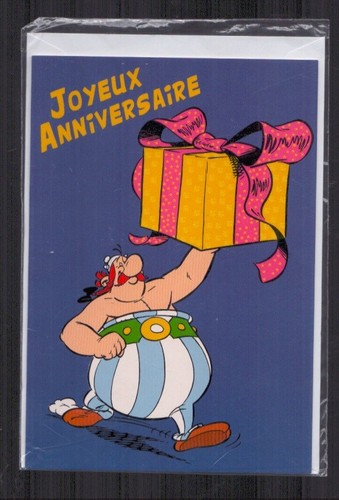 Carte anniversaire uderzo - carte,