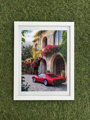 Ferrari f40 affiche encadrée - ferrari,