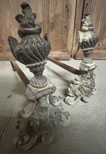 Paire de Chenets Ancien Fer