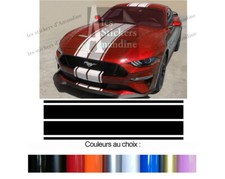 BANDES TOIT CAPOT POUR FORD MUSTANG MUSCLE CAR AUTOCOLLANT STICKER AUTO BD408-3
