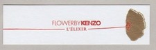 Carte publicitaire - advertising card - Flower by  Kenzo