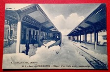 CPA  74 - GARE DE CHAMONIX -