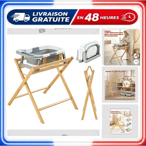 Baignoire bébé pliable - , avec