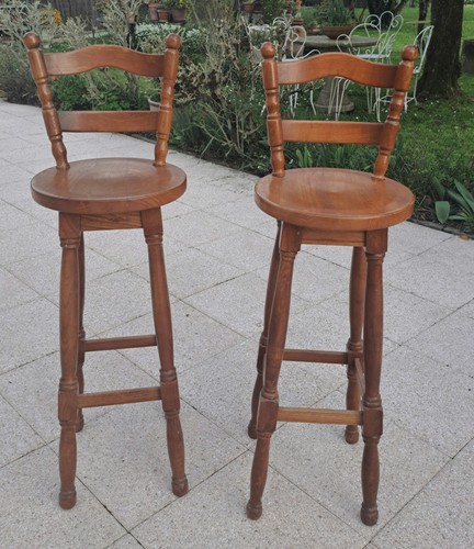 Paire tabourets bar - tabourets,