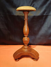 tripod hat holder wood turned old display stand