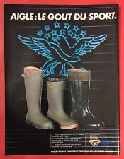 Press advertisement: Shoes hunting boots EAGLE 1981 The taste of sport