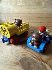 Lego Duplo - Ursons Bears Character Cars Lot 8 Pieces