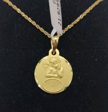 Pendentif Et Chaîne Or 18k