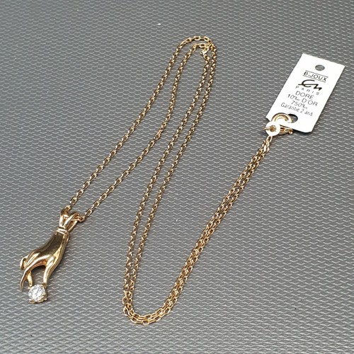 Bijou chaine collier plaque - bijou,