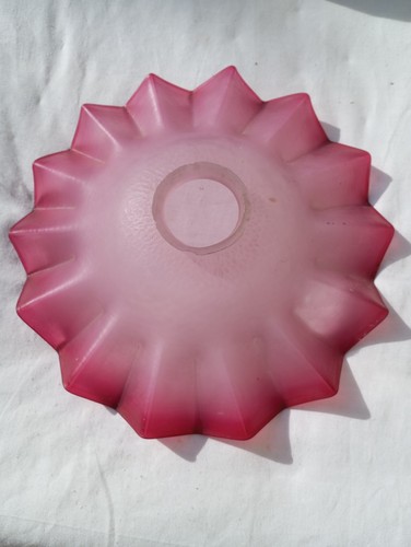Abat jour ancien - jour, verre
