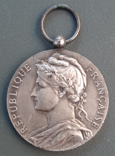 Médaille argent titre - en,