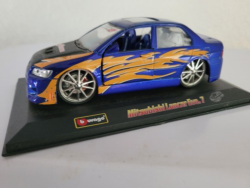 Mitsubishi lancer evo bleu - lancer,