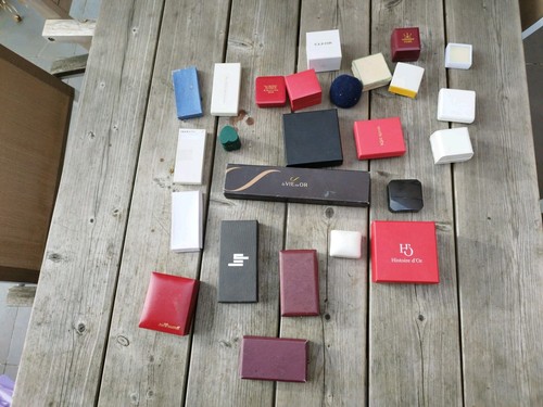 Lot écrins boites pour - lot, 25