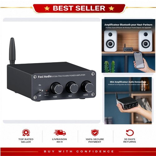 Amplificateur hifi bluetooth - hifi,