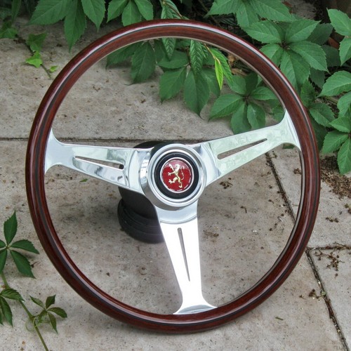 Volant nardi bois 5cm - bois, 38.5cm