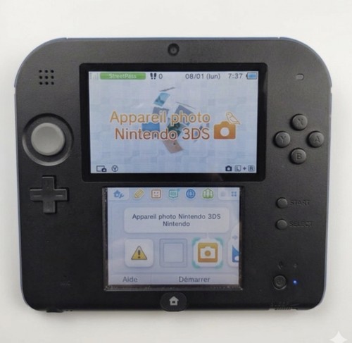 Console nintendo 2ds noir et - -console,