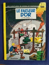bandes dessinées anciennes, les aventures de Spirou et Fantasio, le faiseur d'or