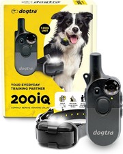 Dogtra 200iQ Compact Dog Training Collar 1-2 Dog 1/2 MIle Rechargeable FREE GIFT