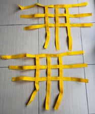 PAIRES DE SANGLES NERF BAR QUAD UNIVERSELLES JAUNES