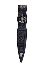 Kilt Highlandwear Sécurité Sgian Dubh Tétine Étain Montage Chardon Modèle Ancien