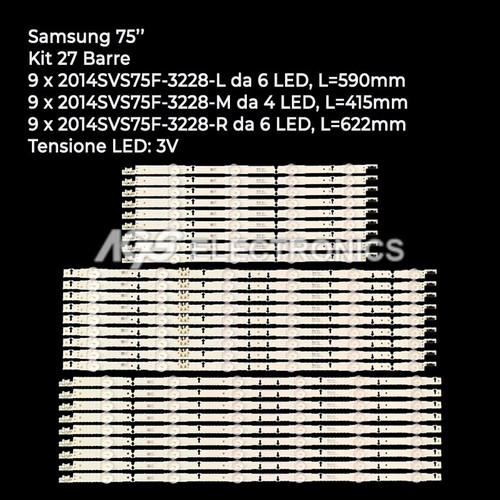 Kit barres led bande tv - kit,