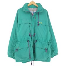 Vintage Millet Veste Hommes Imperméable Goretex Rare Vert à Capuche Yr9 Taille L