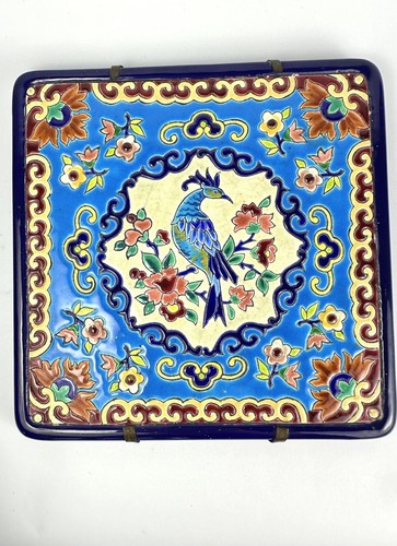 Antique french emaux longwy - antique,