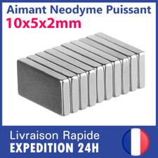 Lot aimant neodyme 10x5x2mm